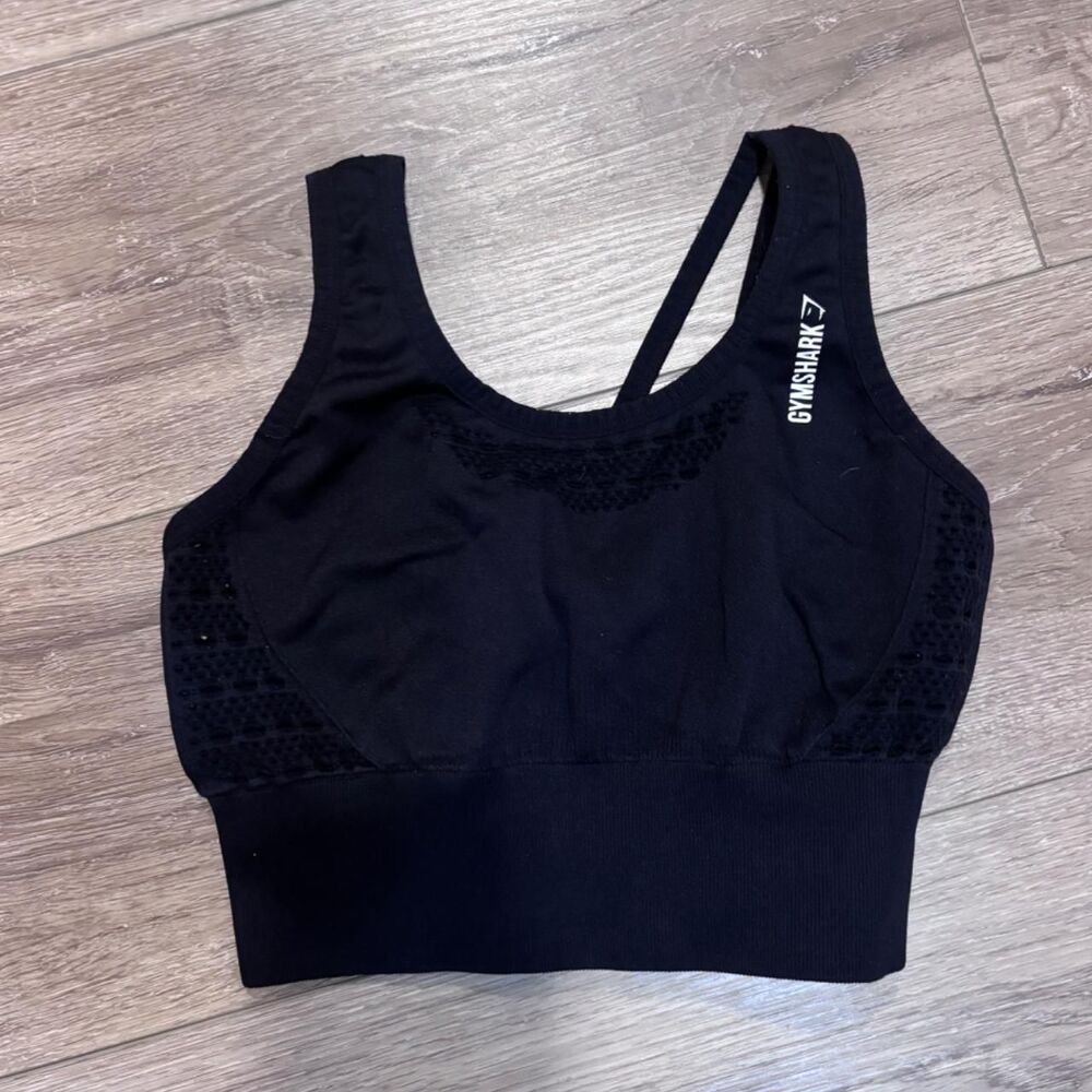 Gymshark Black Seamless Sports Bra